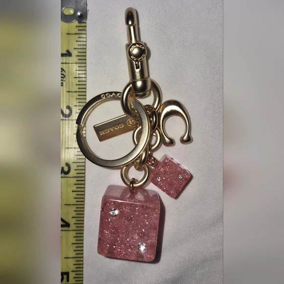 NWOT Coach Dice Cluster Bag Charm/ Keychain - Picture 3 of 9
